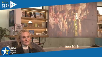 En Aparté : très émue, Diane Kruger n'arrive pas à retenir ses larmes face à un extrait vidéo
