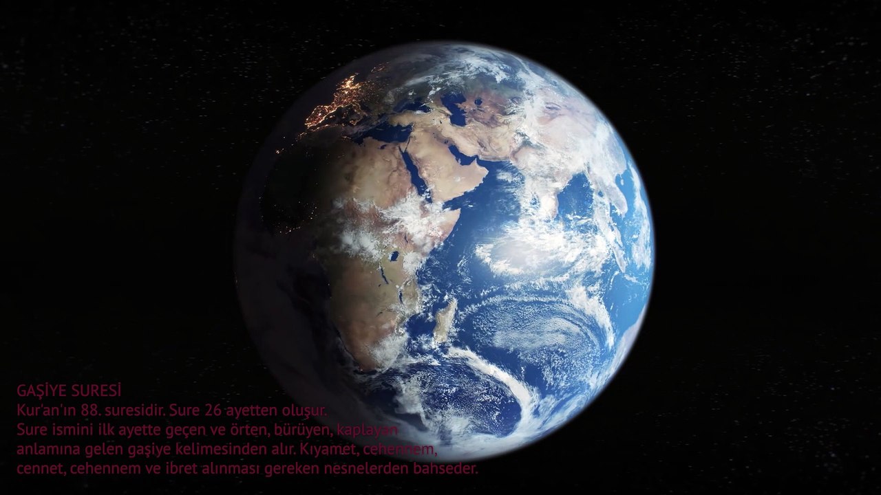 61 GAŞİYE SURESİ TÜRKÇE MEALİ