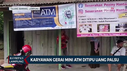 Karyawan Gerai Mini ATM Ditipu Uang Palsu