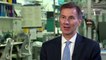 Jeremy Hunt welcomes fact UK 'avoided recession' but says inflation is still 'too high'