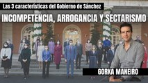Las 3 penosas características del Gobierno de Sánchez según Gorka Maneiro