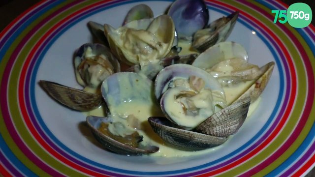 Palourdes à la crème et au vin blanc