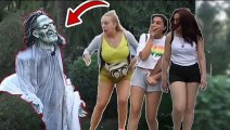 SCARY HALLOWEEN GHOST PRANK 2   AWESOME REACTION