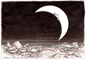 Komşu Türkiye'nin acısını paylaşmaya devam ediyor! Çizilen deprem karikatürü gündem oldu