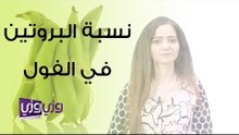 نسبة البروتين في الفول