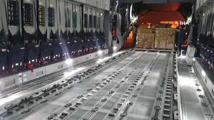 Adıyaman'a ulaştırılan yardımlar gece boyunca devam etti