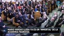 Mario Vargas Llosa ya es un 'inmortal' de la Academia Francesa