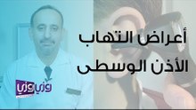 أعراض التهاب الأذن الوسطى