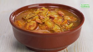 KAPUSTNICA - Popular Czech Cabbage Soup. Recipe by Always Yummy!