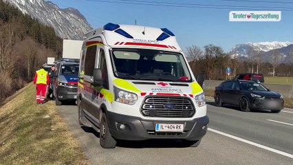 Auto kam auf Inntalautobahn von Fahrbahn ab: