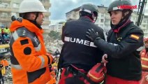 İspanyol arama kurtarma ekipleri, altı depremzedeyi enkazdan sağ çıkardı.
