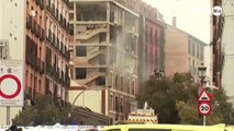 Esplosione al centro di Madrid, crolla un palazzo