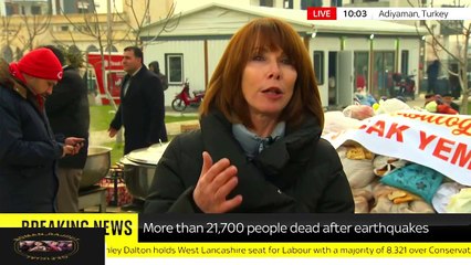 News Breakfast The UK sends aid to Turkey as the international push gathers steam