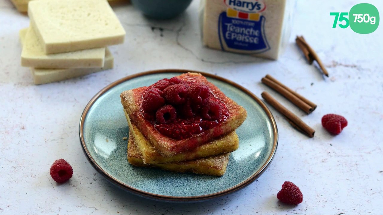 French Toast aux framboises
