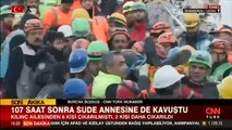107 saat sonra Sude ailesine kavuştu