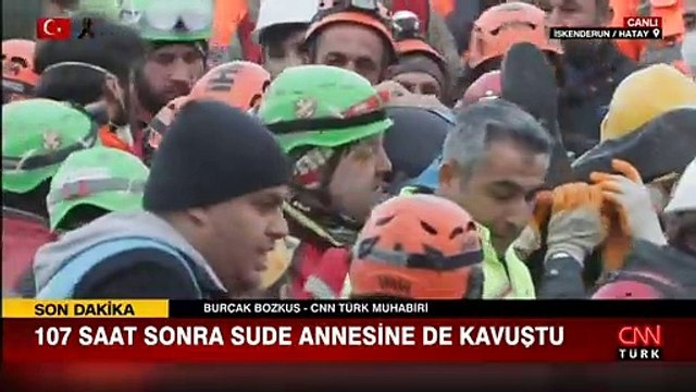 Hatay'ın İskenderun ilçesinde bulunan Arzu apartmanının enkazında toplam 8 kişi sağ kurtarıldı
