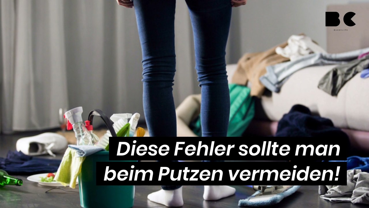 Diese Fehler sollte man beim Putzen vermeiden!