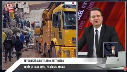 Zeydan Karalar: Adana'da arama kurtarma büyük ölçüde tamamlandı