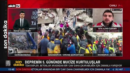İstanbul Teknik Üni. Akademisyeni Sıtkı Alper Özdemir bölgedeki son durumu bildirdi