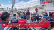 Osmaniye'de artçı deprem! 4 katlı bina yıkıldı