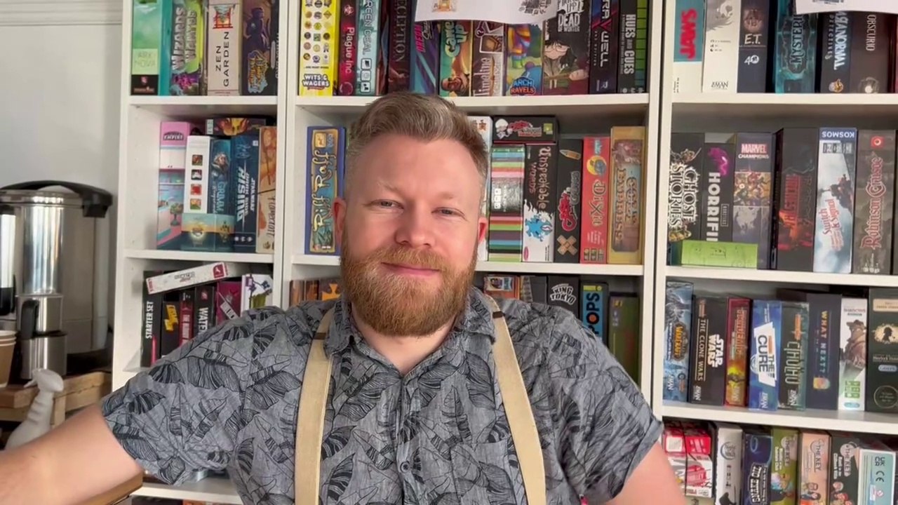 Interview with Gary Surridge at the Board Game Museum and Cafe in