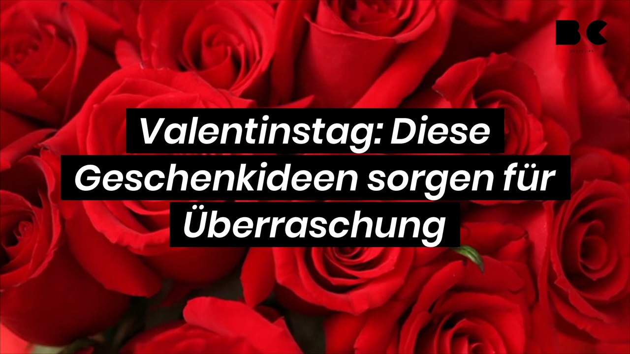 Valentinstag: Diese Geschenkideen sorgen für Überraschung