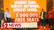 AirAsia launches five million free seats campaign with flight-delay insurance