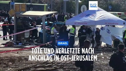 Blutiges Attentat in Ost-Jerusalem: 6-Jähriger an Haltestelle getötet
