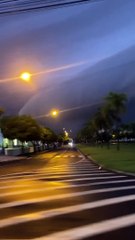 Strange Cloud Formation Hangs Low in the Sky