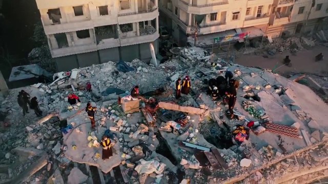 مشاهد تظهر حجم الدمار في جندريس بريف عفرين شمالي حلب