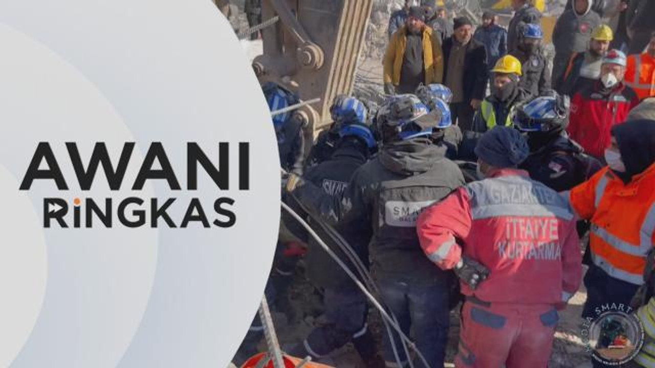 AWANI Ringkas: 60 lagi anggota pasukan SAR akan dihantar ke Turkiye