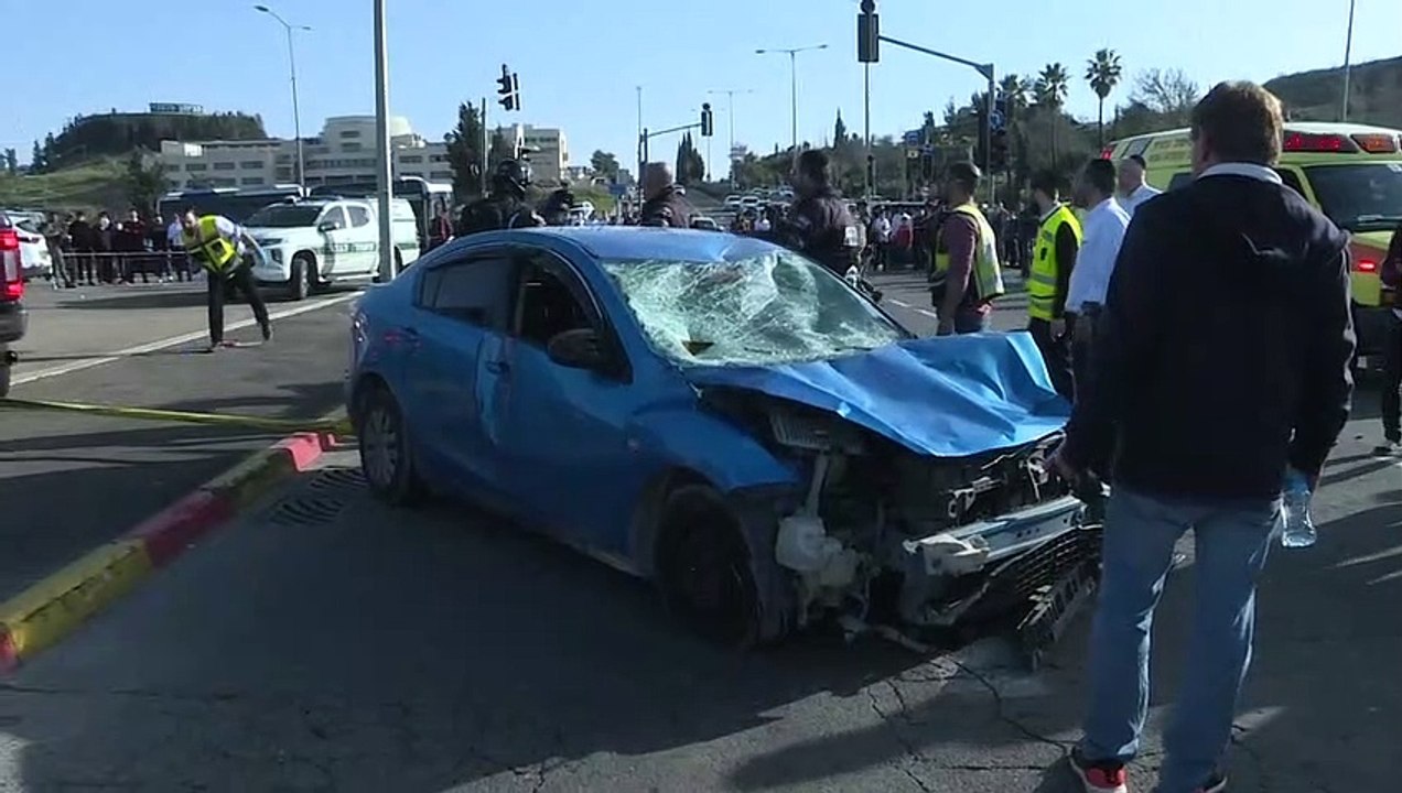 Zwei Tote bei Anschlag mit Auto an Bushaltestelle in Ost-Jerusalem