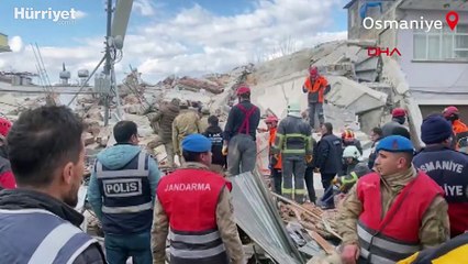 Osmaniye'de artçı deprem: 4 katlı bina yıkıldı
