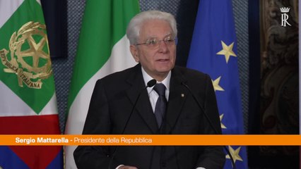 Foibe, Mattarella "Carico di sofferenze per anni negato"