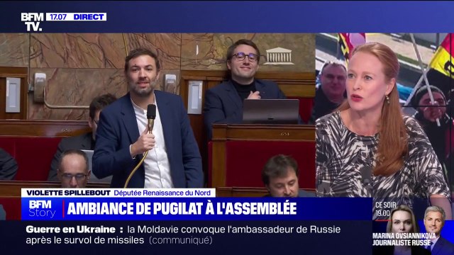 Pour Violette Spillebout (Renaissance), la photo de Thomas Portes est un affront aux valeurs de la République