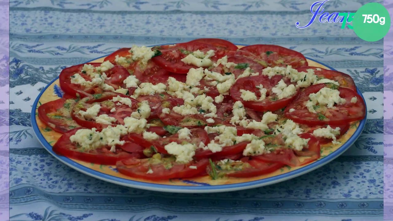 Salade de tomates et mozzarella