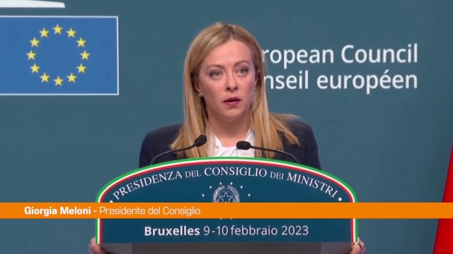Migranti, Meloni Il Consiglio Europeo cambia l'approccio