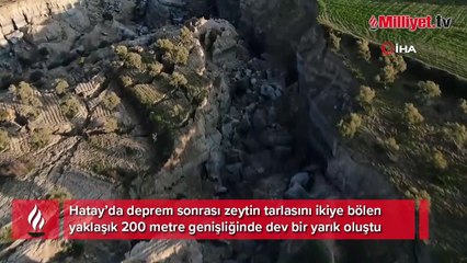 Hatay’da deprem sonrası dehşete düşüren görüntü