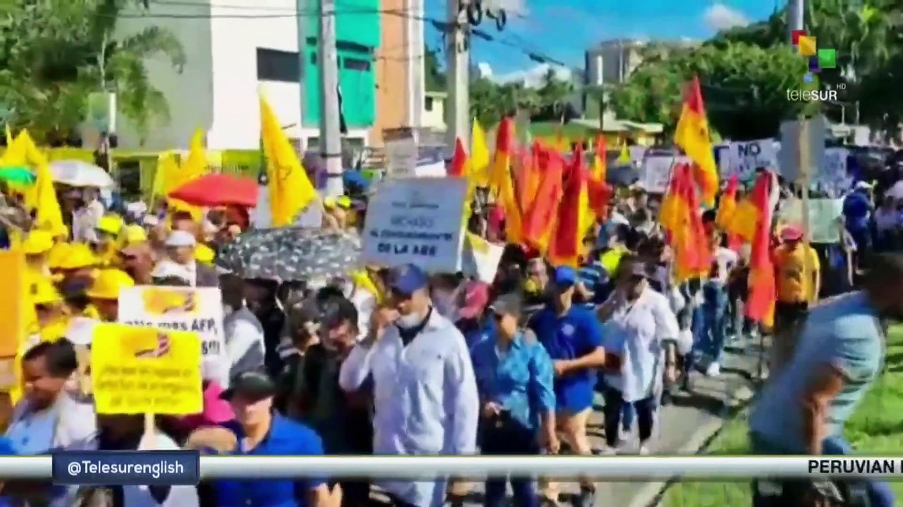 FTS 12:30 10-02: Peruvian police repress tribute to victims of Juliaca massacre