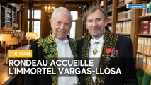 Daniel Rondeau reçoit Mario Vargas-Llosa sous la Coupole de l'Académie française