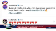 Orietta Berti twitta su Sanremo dallo studio del  Vip mentre è in diretta da opinionista
