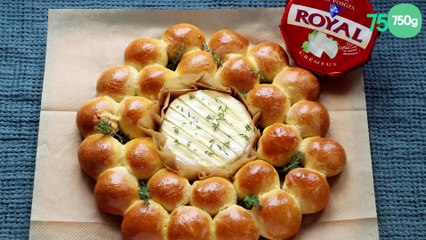 Couronne briochée au Royal crémeux