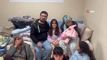 Sığındığı GASKİ tesislerinde doğum yaptı