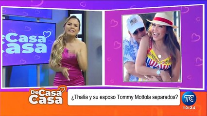 ¿Thalía y Tommy Mottola separados?