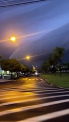 Strange Cloud Formation Hangs Low in the Sky