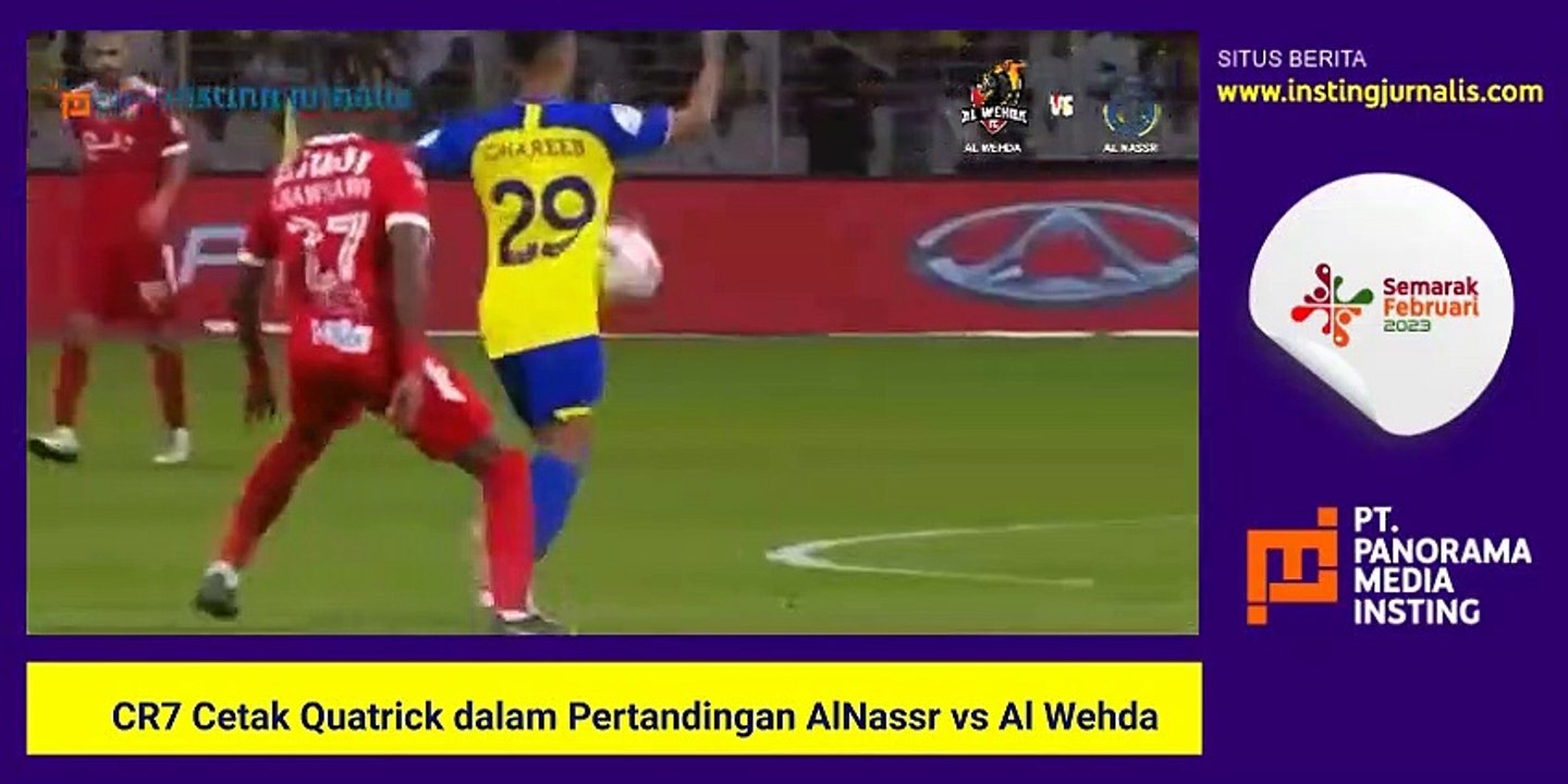CR7 Cetak Quatrick atas Kemenangan Al Nassr 4 - 0