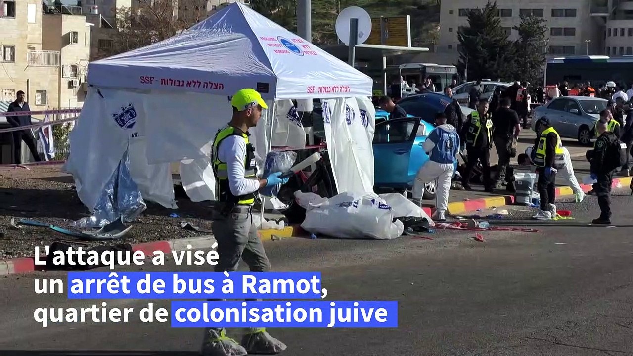 Attentat à la voiture bélier à Jérusalem: deux morts, "dont un enfant de six ans" (police)