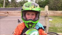 BMX Racing Wipeout Part 2 - Cubscout Eric