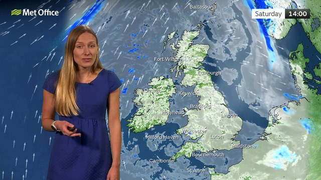 Met Office Evening Weather Forecast 10/02/23 - Mainly dry, but often cloudy
