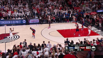 Damian Lillard Reacts To "Dame Time" Game Winner vs OKC in 2019